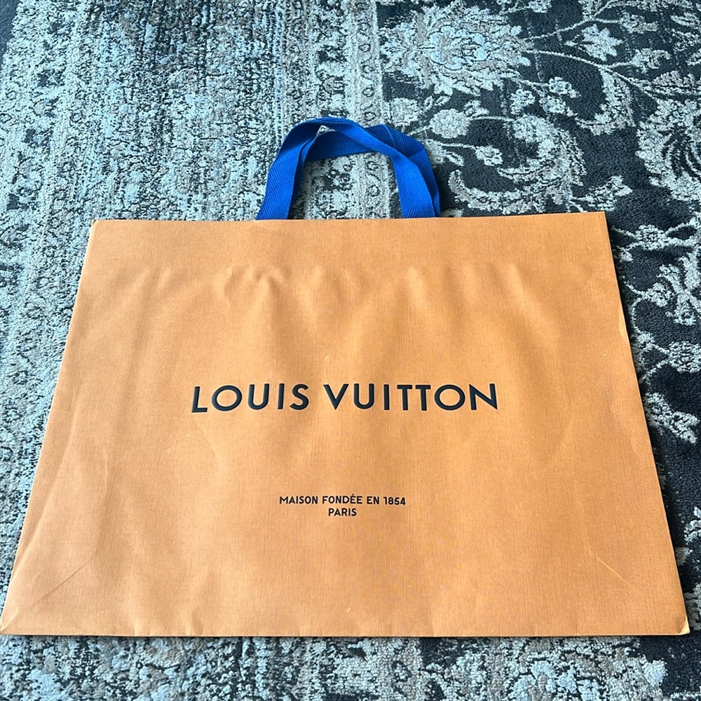 Louis Vuitton shopping bag 18.75” x 15.5”